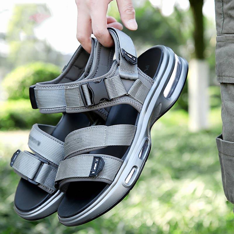 Mens Sandals Beach Slippers Shoes Casual Men Summer Sandals High Quality Air Cushion Beach Sandals