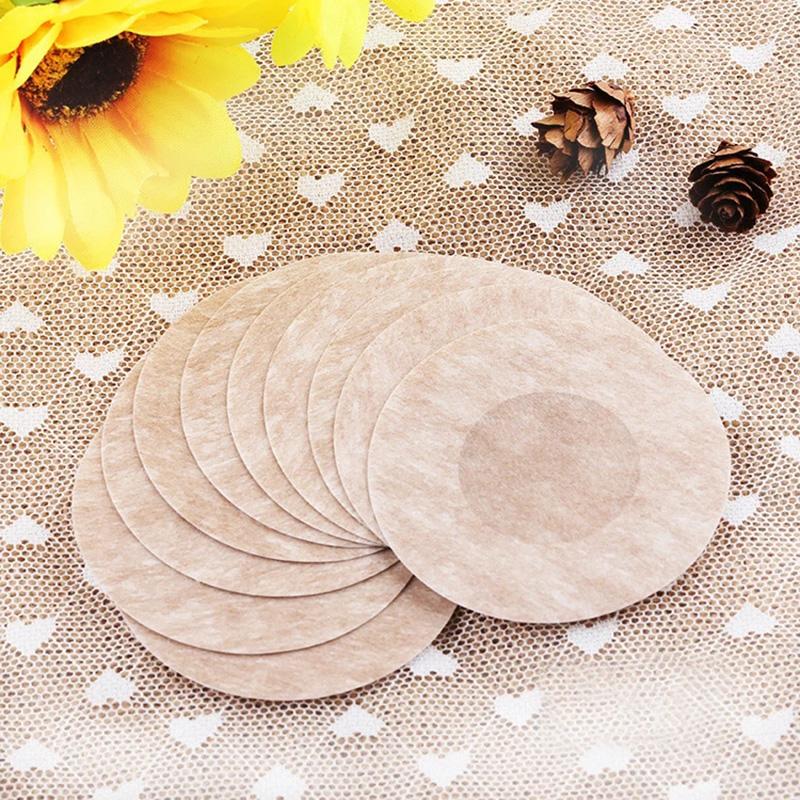 Ten Pairs Anti-bump Nipple Stickers Anti-glare Breast Pads Chest Stickers Breathable Swimming Waterproof Invisible Areola Stickers Push Up Bra Pads