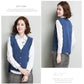 Sweater Vest Women V-neck Solid Simple Slim All-match Casual Korean Style Teens Chic Fashion Autumn Winter Sleeveless Sweaters