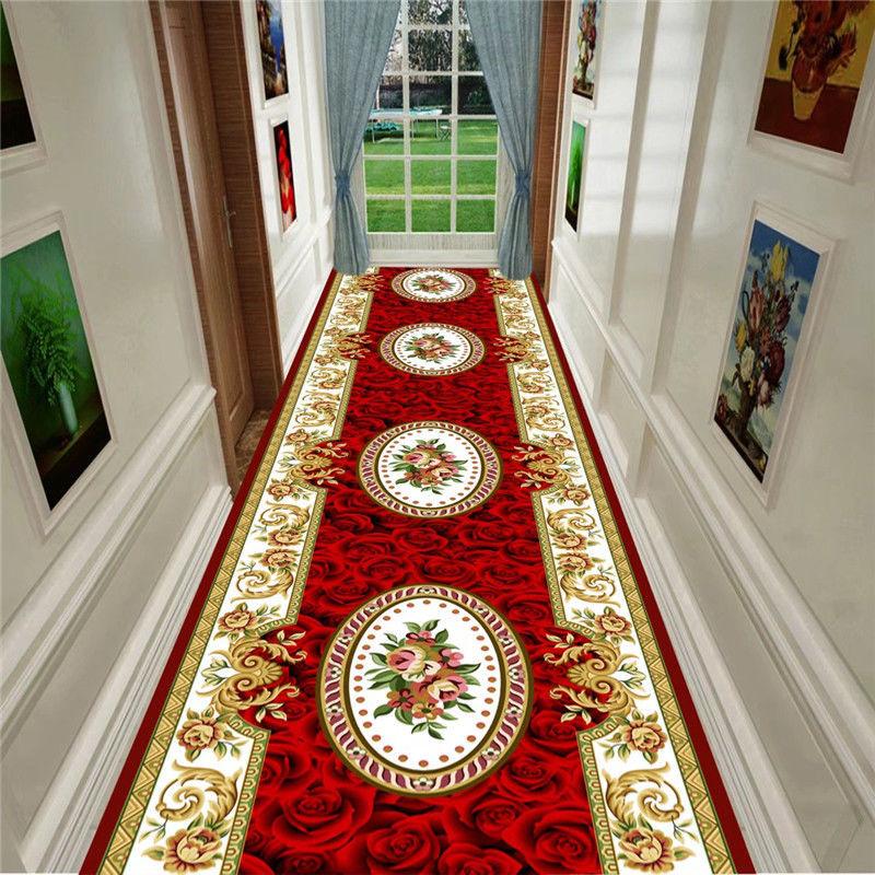 European Corridor Cave Aisle Carpet Entry Porch Can Be Cut Cut Non-slip Cushion Bedroom Tank Bedside Blanket Stitching