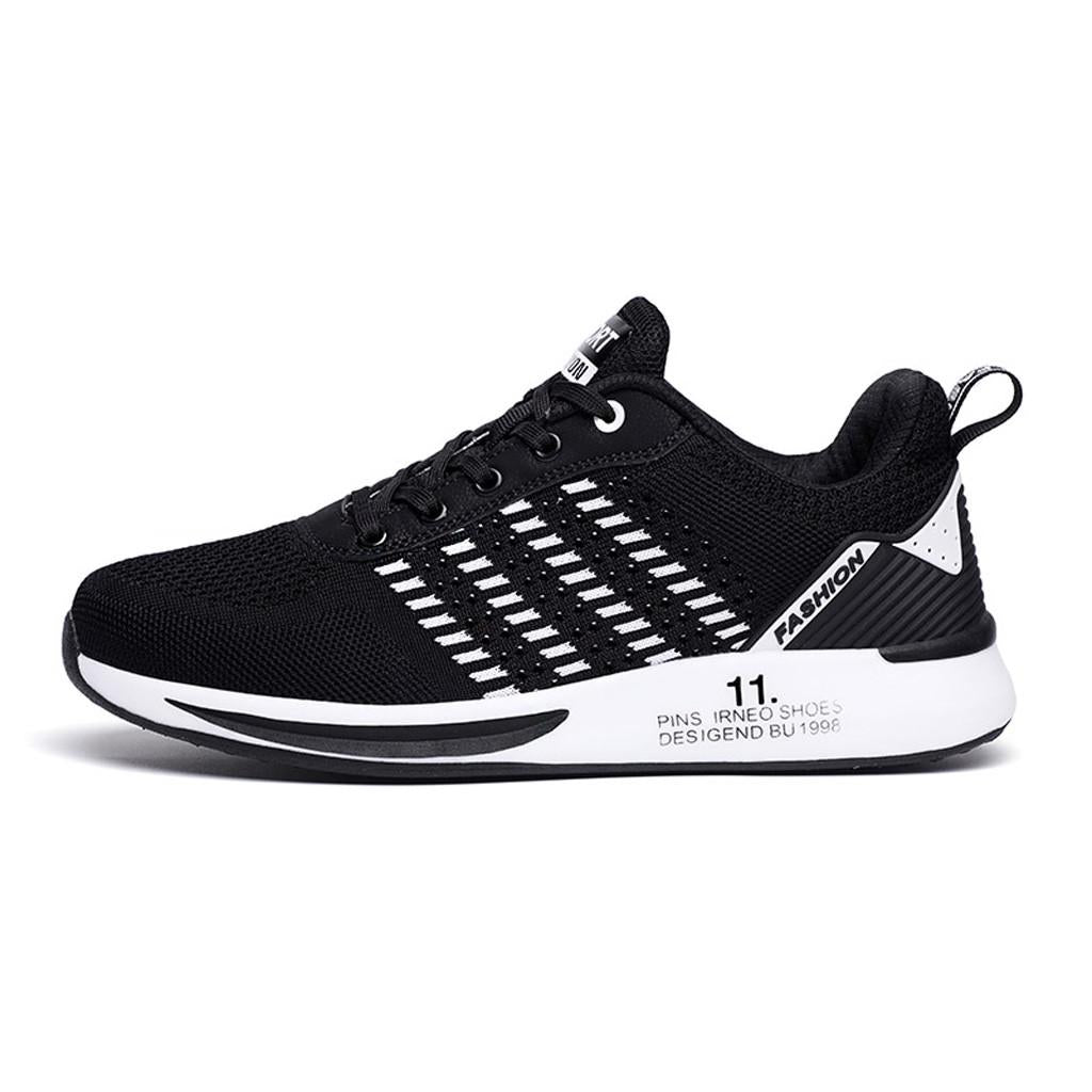 Couples Sports Shoes Fashion Women Flying Woven Mesh Breathable Non-Slip Wear-Resistant Cushion Sneakers Men's Vulcanize Shoes