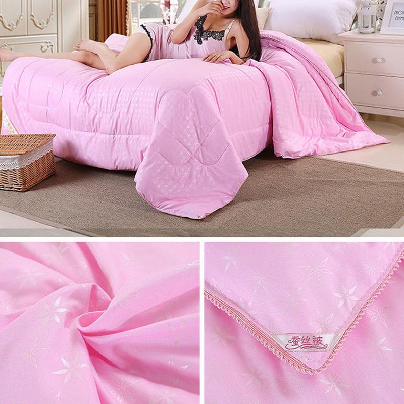 Silk Quilt 100% Mulberry Silk Cotton Quilt Winter Thickening Dormitory Single Warm Winter Quilt Core Double Air-conditioned Quilt