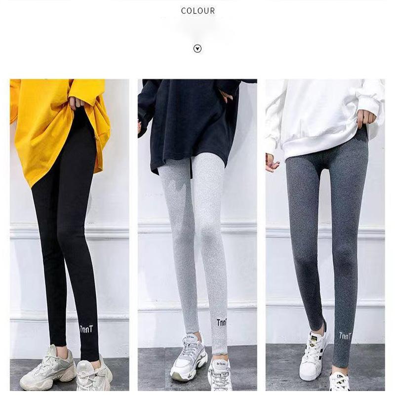 Outer Wear Thin Leggings Women's Spring and Autumn Thin Skinny Pants Winter Plus Velvet Thick Warm Pants