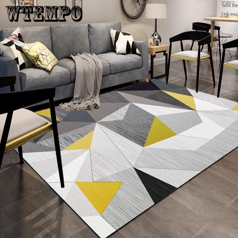 Printed Minimalism Area Modern Bedroom Living Room Footpad Non-slip Parlor Nordic Decoration