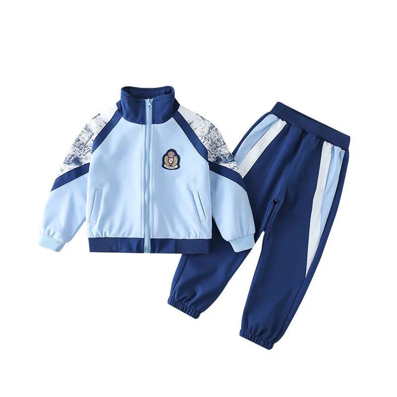 Children's School Uniform Clothing and Long Sleeved Chorus of Primary School Students Reading British Student School Uniforms