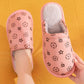 Indoor Non-slip and Dirt-resistant Cotton Slippers To Keep Warm Autumn and Winter Flat Shoes Fashion Casual