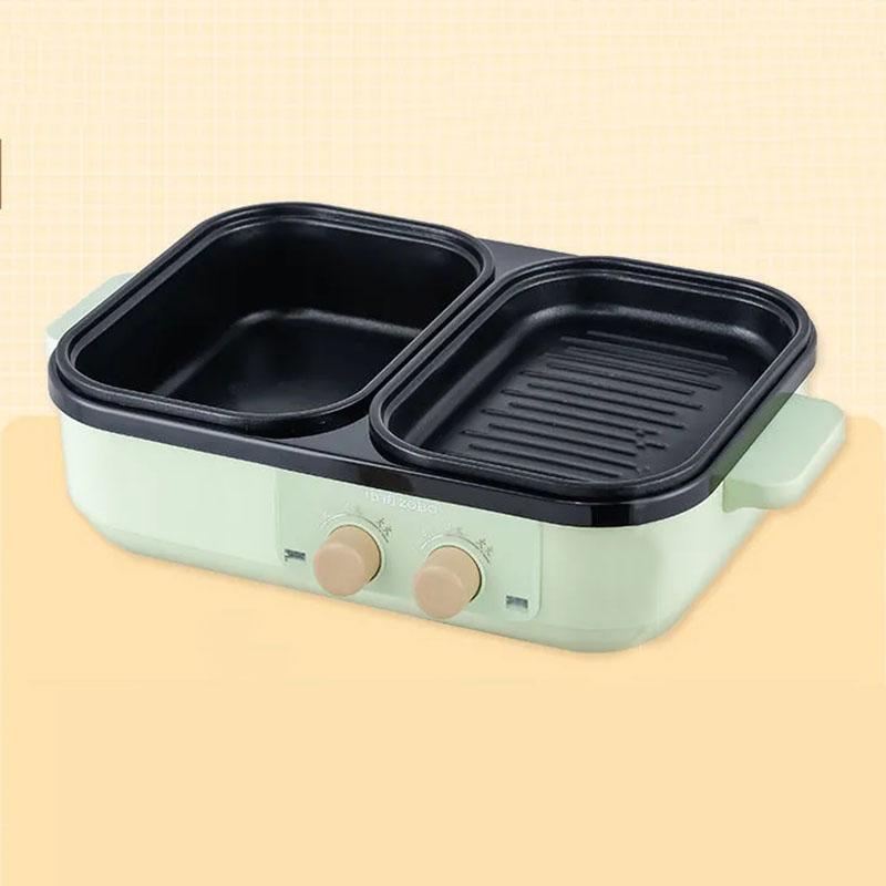 Multi-function Cooking Shabu-shabu and Roasting One Pot Non-stick Pot All-purpose Pot Household Pot Two-in-one Barbecue Stove
