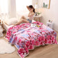 Winter Coral Fleece Blanket Plush Warmth Soft and Skin-friendly Bed Sheet Flannel Cover Blanket Quilt Blanket Cushion