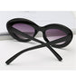 Cat Eye Sunglasses Women Retro Black Red Glsases Brand Designer Fashion Ladies Sun Glasses Oval Eyeg