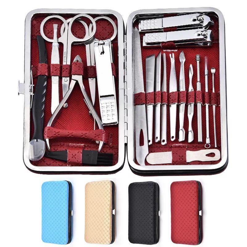 Nail Kit  Nail Tool Manicure Set Softener Dead Skin Scissor Fork Nail Polisher Nail Care Tools set