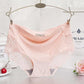 3Pcs/Set Women's Large Size Cotton Crotch Panties Female Breathable Mid-waist Seamless Solid Color Lace Briefs