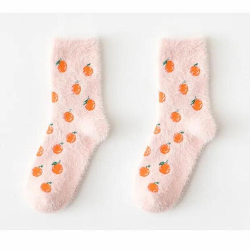 Mink Velvet Floor Socks Winter Women's Fur Socks Home Leisure Sleep Socks Thickened Plus Velvet Socks