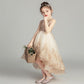 Children Dress Girls Princess Dress Little Girl Birthday Host Catwalk Piano Performance Evening Dress Summer