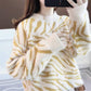 Pofulove High-quality Mink Wool Sweater Women's Autumn and Winter New Loose Pullover Lazy Sweater