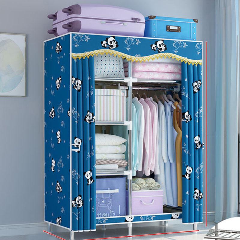 103cm Long 20mm Stainless Steel Storage Rack Cabinet Waterproof Clothes Rack Modern Coat Hanger