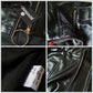 Tight PU Leather Skirt Women's High Waist Mini Skirts Big Ring Zip Above Knee A-line Skirt for Spring Autumn Winter