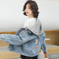 Denim Jacket Female Spring and Autumn Style Korean Loose and Versatile Student Hooded Casual Baseball Uniform