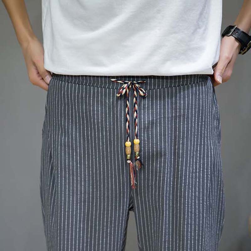 Men's Shorts Summer Thin 7-point Pants Outer Beach Pants Casual Cropped Pants
