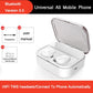 Bluetooth Earphones Mini LED Display Headphone Stero Sound 3500mah Power Bank Sport Wireless Headset