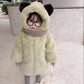 Winter Girls Plus Velvet Padded Jacket Windproof and Warm Children's Top