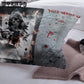 3pcs  3D Poker Pattern Bedding Set Bed Cover Pillowcase Quilt Cover