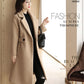 Mid-length Woolen Coat Winter Fashion Temperament Woolen Coat Warm All-match Woolen Coat