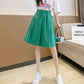 Thin Section Five-point Pants Women's Summer High Waist Pants Skirt Loose Straight Pants Casual Shorts