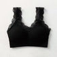 Women's Sexy Lace Wrapped Chest  Push Up Bra Top Beautiful Back Underwear Tube Top Wear Anti-glare Sports Underwear No Steel Ring Gather Chest