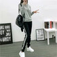 Women's Plus Size Fashion Sports Pants Fat People Loose and Thin Running Fitness Casual Trousers