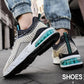 Men's Sneakers Shock Absorption Lightweight Casual Running Shoes Breathable Running Shoes with Soft Sole Mesh