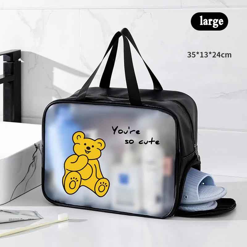 Dry and Wet Separation Wash Cosmetic Bag Simple and Convenient Easy To Carry Beach Waterproof Bag