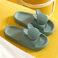 Silent Soft-soled Slippers Homely Cute  Thick-soled Flat Shoes Fashionable and Casual Non-slip Regardless of Season