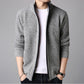 Autumn and Winter Men's  Jacket Plus Velvet Thick Loose Cardigan Large Size Sweater Top