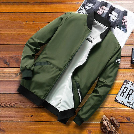 Oversized Jacket Men's Youth Jacket Trendy Slim Jacket Baseball Uniform Spring and Autumn
