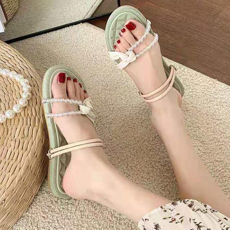 Roman Sandals Female Hemp Rope Two-wear Slippers Female Shoes Summer Students All-match