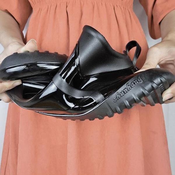 Men Rain Shoes Water Shoes Non Slip Male Solid Sole Rain Boots Four Seasons Short Rubber Rain Boots
