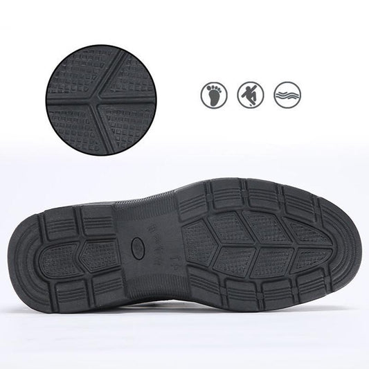 Men's Winter Plus Flannel Shoes Thick Non-slip Middle-aged Father Shoes High-top Snow Boots