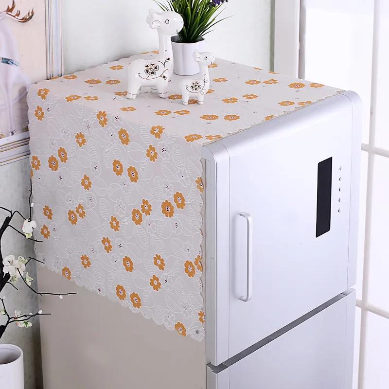 Refrigerator Cover Cloth Dust Cover Single Door Refrigerator Cover Cloth Towel Pvc Simple Waterproof Washing Machine Cover
