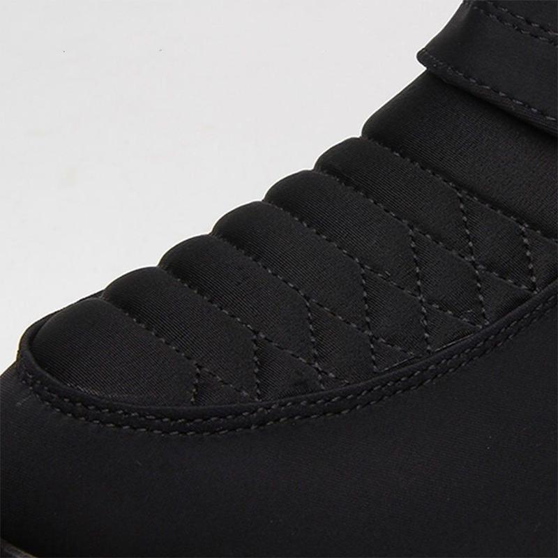 Waterproof Winter Female Cotton-padded Shoes Plus Thick Velvet High-top Flat Bottom Non-slip Warm Cloth Shoes