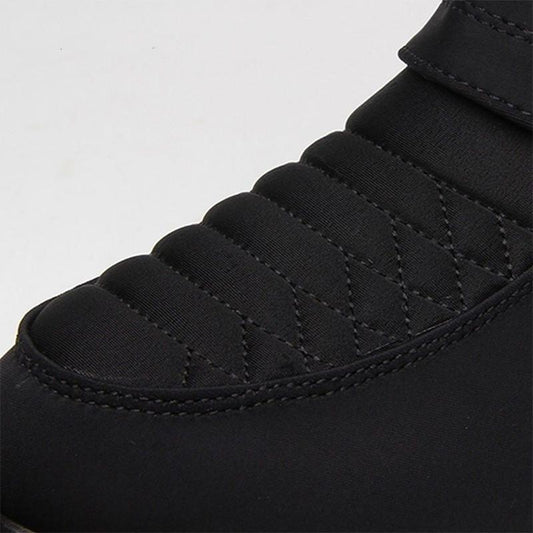 Waterproof Winter Female Cotton-padded Shoes Plus Thick Velvet High-top Flat Bottom Non-slip Warm Cloth Shoes