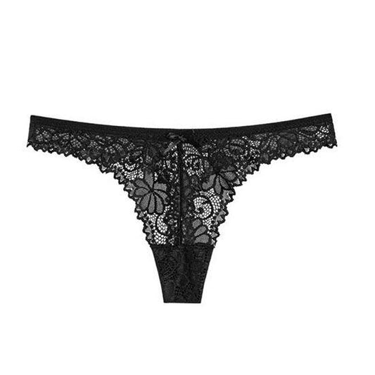 3Pcs/Set Women's Large Size Thong Low Waist Sports Girl's Solid Color Briefs Female Lace Seamless Charming Underpants