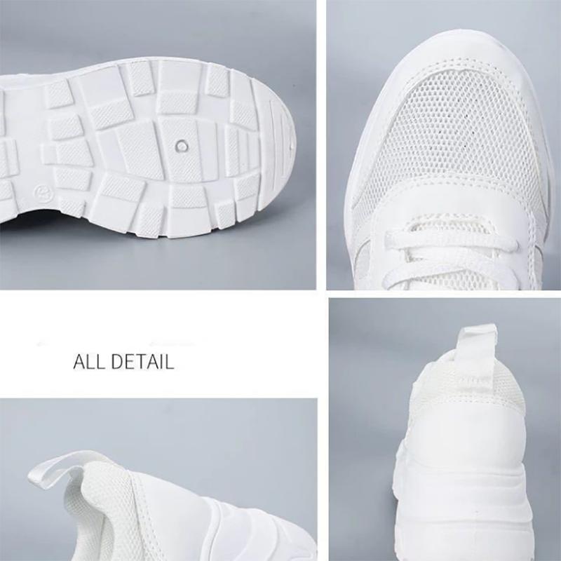 Korean Version All-match Breathable Mesh Soft Sole Women's Shoes Flat Sports Casual Women's Shoes