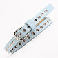 Metal Ring Waist Belt Women Skinny Waist Belt Thin Leather Waistband Strap