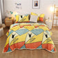 Double Zebra Pattern Ice Mink Fleece Blanket Thick Flannel Blanket Coral Fleece Sheets