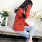 Spring  Autumn V-neck Cardigan Sweater Women Short Knit Small Coat Loose Casual Fashion Students All-match