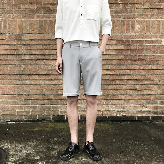 Men's Shorts Summer Thin Student Five-point Pants Loose Casual Straight Five-point Shorts Casual Small Trousers