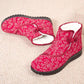 Winter Women's Plus Velvet Warm Soft-soled Cotton Shoes Thickened Non-slip Middle-aged and Elderly Cotton Boots