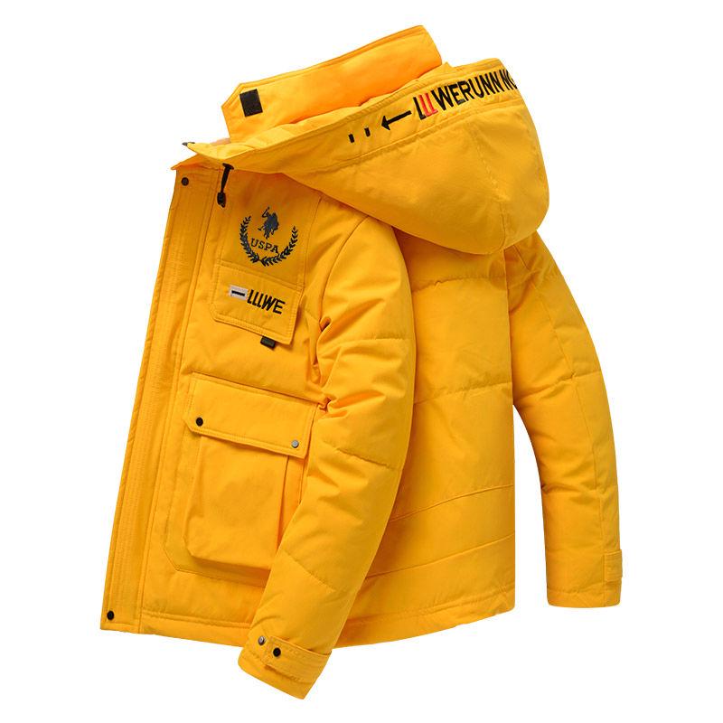 Winter Jacket Men Thicken Warm Men Parkas Hooded Fleece Man's Jackets Outwear Cotton Coat Parka