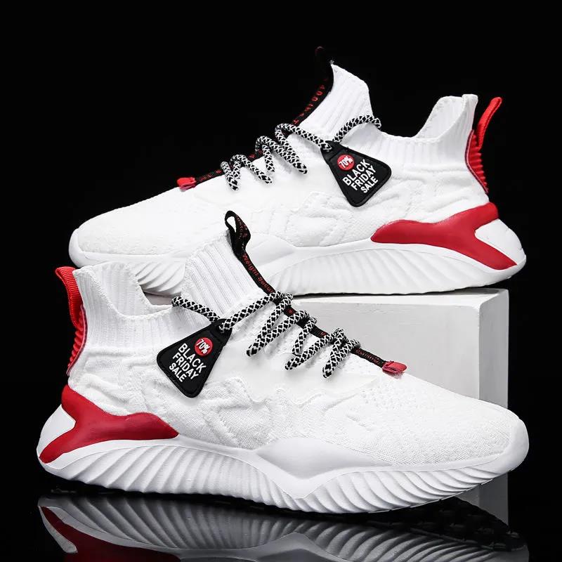 Men's Spring and Summer Lightweight Soft Sneakers Autumn Large Size Soft Sole Running Walking Sports Shoes