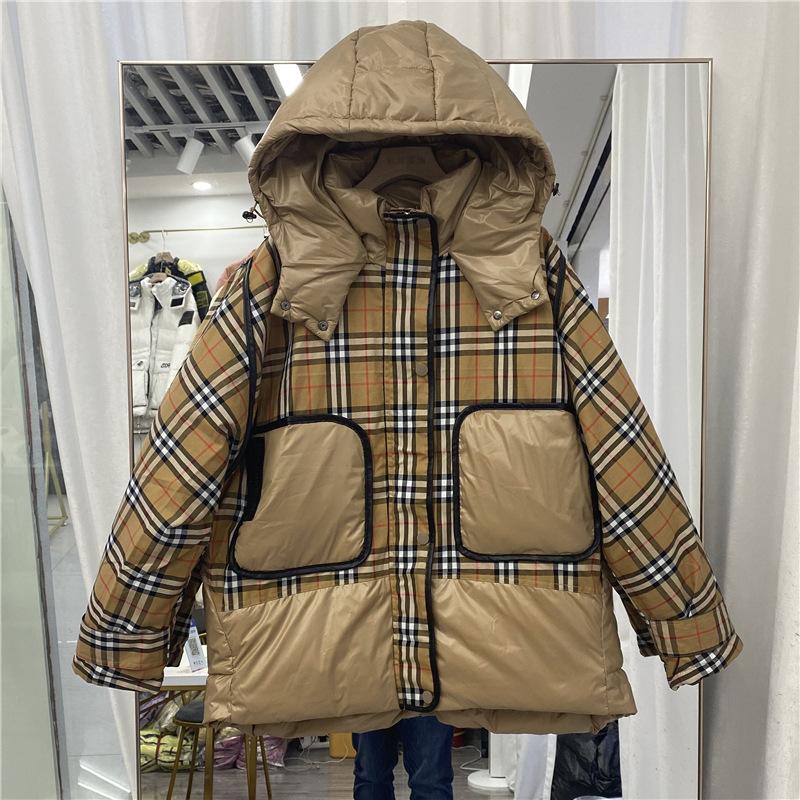European Station British Style Down Jacket Women's Short Fashion Casual All-match Age-reducing Thickened Jacket